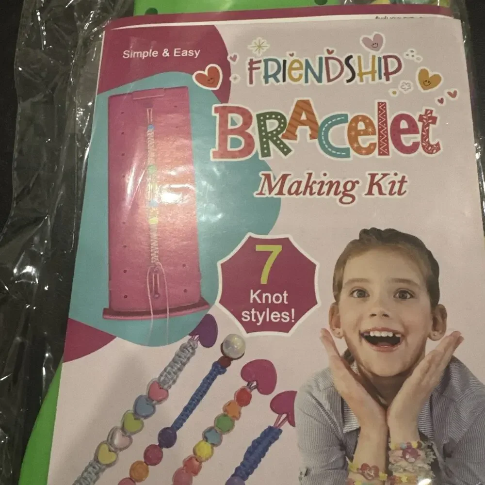 Simple and easy friendship bracelet making kit 7 kn Style